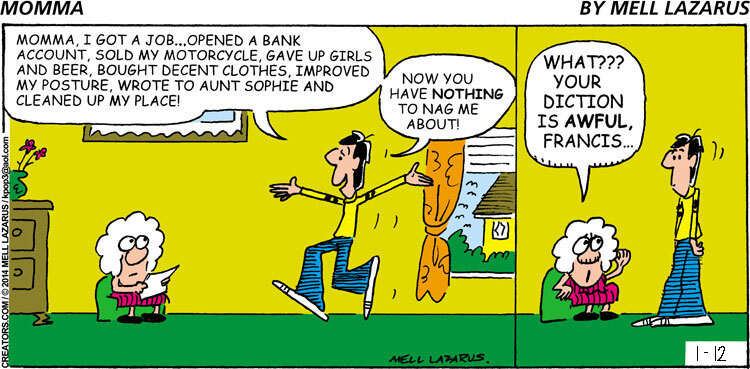 Momma for Jan 12, 2025