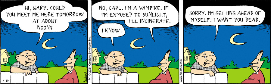 Scary Gary for Apr 19, 2021