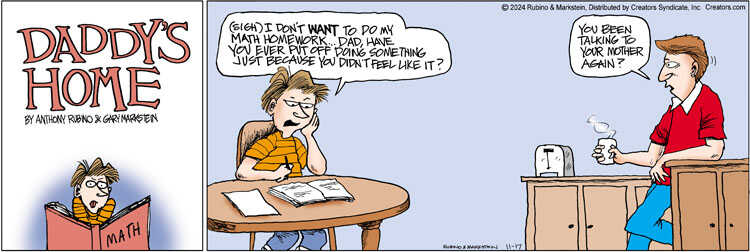 Daddy's Home for Nov 17, 2024