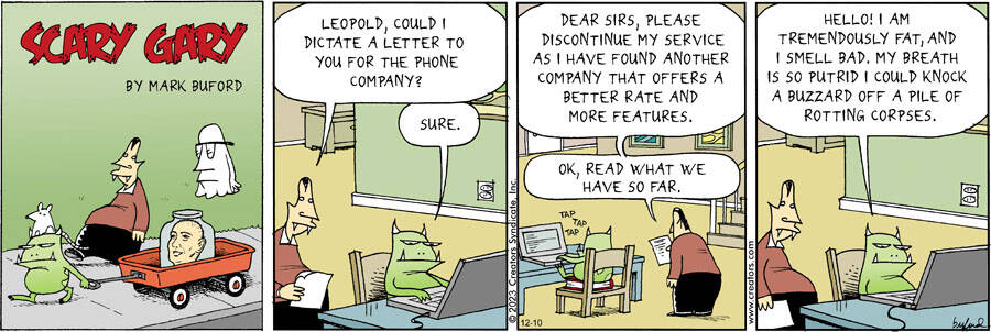 Scary Gary for Dec 10, 2023