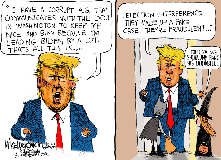 Mike Luckovich for Oct 08, 2023
