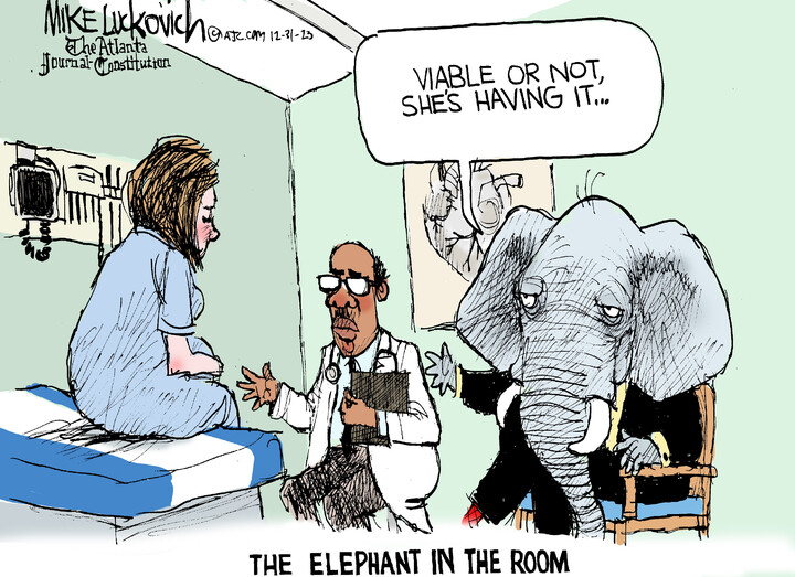 Mike Luckovich for Dec 31, 2023