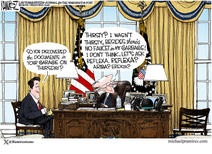 Michael Ramirez for Mar 26, 2024