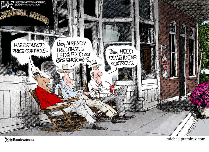 Michael Ramirez for Aug 28, 2024