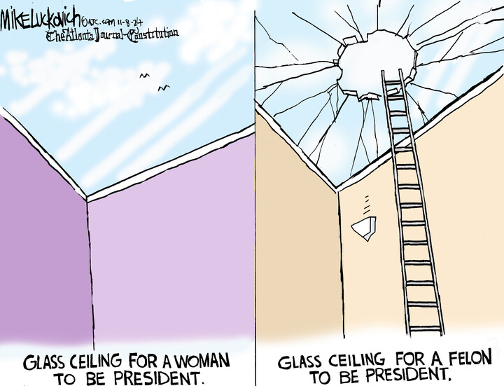 Mike Luckovich for Nov 08, 2024