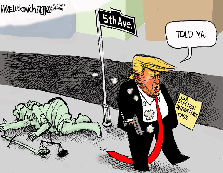 Mike Luckovich for Dec 22, 2024