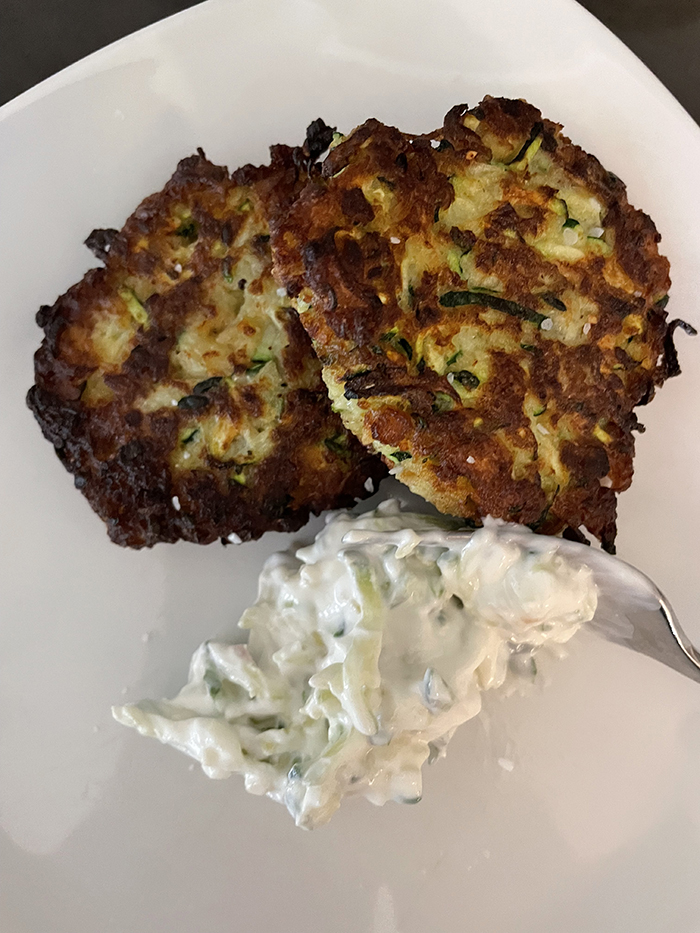 zucchini fritters