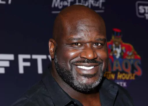 Host Shaquille O'Neal attends Shaq's Fun House on Friday, Feb. 11, 2022, at the Shrine Auditorium and Expo Hall in Los Angeles. (Photo by Mark Von Holden/Invision/AP)