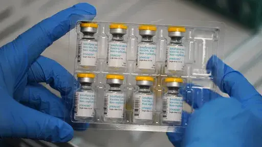 Monkeypox vaccines are shown at the Salt Lake County Health Department Thursday, July 28, 2022, in Salt Lake City. Monkeypox spread typically requires skin-to-skin or skin-to-mouth contact with an infected patient’s lesions. People can also be infected through contact with the clothing or bedsheets of someone who has monkeypox lesions. (AP Photo/Rick Bowmer, File)