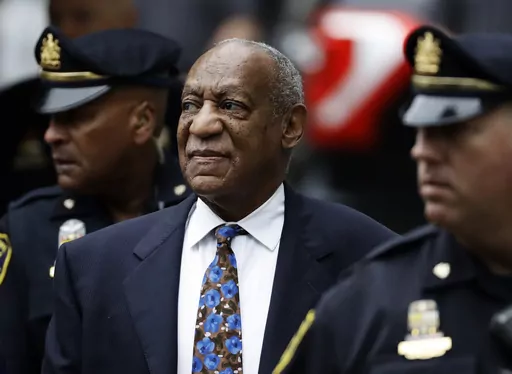 Bill Cosby arrives for his sentencing hearing at the Montgomery County Courthouse, Sept. 24, 2018, in Norristown, Pa. A group of women who accused Cosby of sexual assault and were dismayed when he had his conviction overturned and left prison are trying again to seek justice in the courts, by urging states to give them more time to pursue civil damages. (AP Photo/Matt Slocum, File)