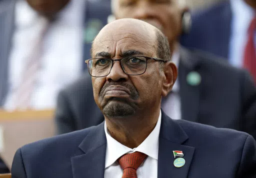 In this July 9, 2018 file photo, Sudan's President Omar al-Bashir attends a ceremony for Turkey's President Recep Tayyip Erdogan, at the Presidential Palace in Ankara, Turkey. He was the first sitting head of state wanted by the ICC over accusations of genocide, crimes against humanity, and war crimes related to the conflict in Darfur. (AP Photo/Burhan Ozbilici, File)