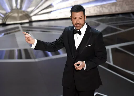 Host Jimmy Kimmel speaks at the Oscars in Los Angeles on March 4, 2018. Kimmel will again preside over the ceremony in March, the show’s producers said Monday. (Photo by Chris Pizzello/Invision/AP, File)