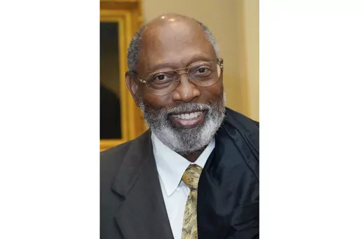 U.S. District Judge Henry Wingate smiles, Aug. 19, 2022, in Jackson, Miss. On Tuesday, Sept. 12, 2023, Wingate ruled that the Meridian Public School District can come out from under federal supervision in a decades-old desegregation lawsuit. (AP Photo/Rogelio V. Solis, File)