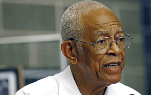 Hollis Watkins, national chairman of the Mississippi Freedom Summer 50th Anniversary conference, speaks at Tougaloo College in Jackson, Miss., Wednesday, June 25, 2014. Watkins was a longtime civil rights activist who was 82 when he died Wednesday, Sept. 20, 2023, at his home in Clinton, Miss. (AP Photo/Rogelio V. Solis, File)