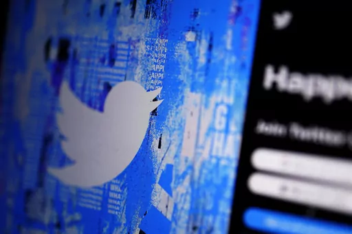 The Twitter splash page is seen on a digital device on April 25, 2022, in San Diego. Some parts of Twitter's source code, the fundamental computer code on which the social network operates, were leaked online, the social media company said in a legal filing on Sunday, March 26, 2023. (AP Photo/Gregory Bull, File)