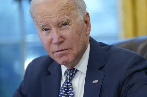 President Joe Biden participates in a briefing in the Oval Office of the White House, Dec. 22, 2022, in Washington. In the ensuing two years following the pandemic, as inflation slowed but persisted, the confidence Biden hoped to instill steadily waned. And when he showed his age in a disastrous debate in June against Donald Trump, he lost the benefit of the doubt as well. That gave him the legacy of having built the legislative scaffolding of a renewed America without convincing voters that bet