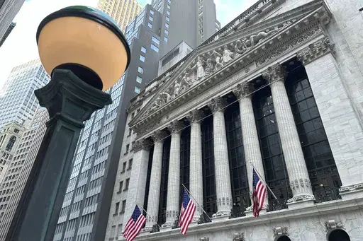 The New York Stock Exchange is shown on Tuesday, Sept. 24, 2024, in New York. (AP Photo/Peter Morgan)