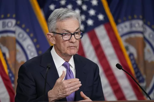 Federal Reserve Board Chair Jerome Powell speaks during a news conference about the Federal Reserve's monetary policy at the Federal Reserve, Dec. 13, 2023, in Washington. The Federal Reserve will meet on January 31. (AP Photo/Alex Brandon, File)