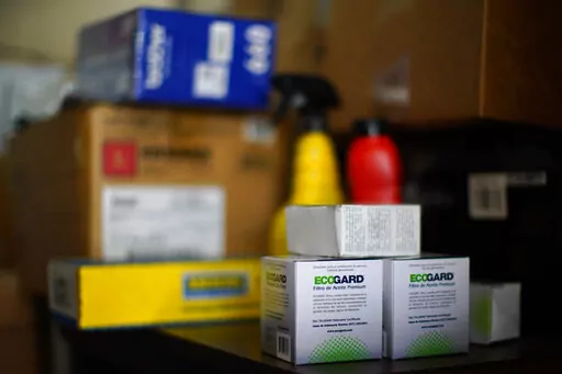 Auto parts are displayed on a shelf at a car repair shop, Wednesday, July 13, 2022, in Collingdale, Pa. On Wednesday, the Labor Department releases the Producer Price Index for December. (AP Photo/Matt Slocum, File)