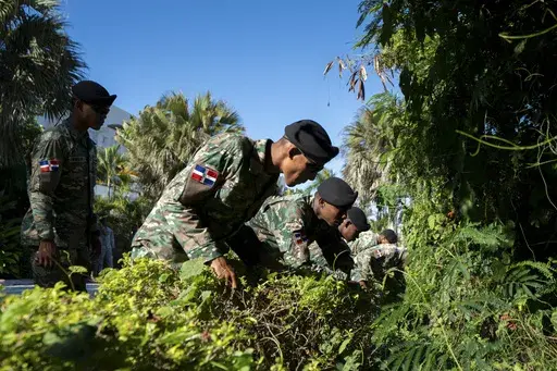 Military personnel search for Sudiksha Konanki, a university student from the U.S. who disappeared on a beach in Punta Cana, Dominican Republic, Monday, March. 10, 2025. (AP Photo/Francesco Spotorno, File)