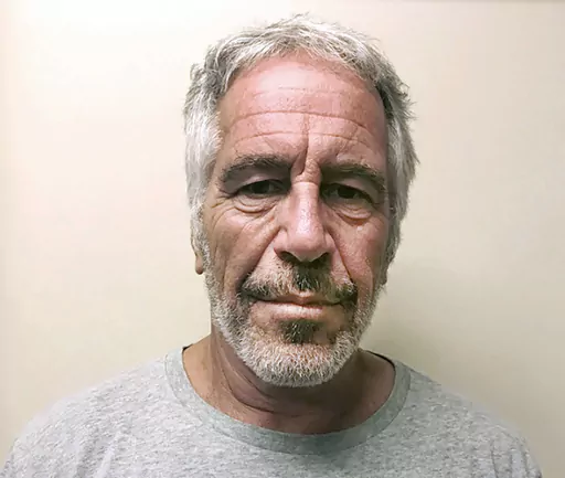This March 28, 2017, photo provided by the New York State Sex Offender Registry shows Jeffrey Epstein. JPMorgan Chase has agreed to pay $75 million to the U.S. Virgin Islands to settle claims that the bank enabled the sex trafficking acts of financier Jeffrey Epstein. JPMorgan said Tuesday, Sept. 26, 2023 that $55 million of the settlement will go toward local charities and assistance for victims. (New York State Sex Offender Registry via AP, File)