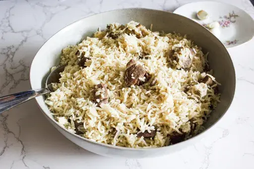 This photo taken on June 21, 2022 shows a recipe for mutton pulao from Maryam Jillani's book, "Pakistan." (Maryam Jillani via AP)
