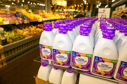 Similac Alimentum Hypoallergenic Infant Formula, imported from Puerto Rico, is for sale at a Stew Leonard's grocery store in Yonkers, New York, Friday, June 10, 2022. The FDA acknowledged Tuesday, Sept. 20, that its response to the national shortage of infant formula was slowed by delays in processing a whistleblower complaint and test samples from the nation’s largest manufacturing plant. A 10-page report from the agency offers the first formal account of the factors that led to the ongoing i