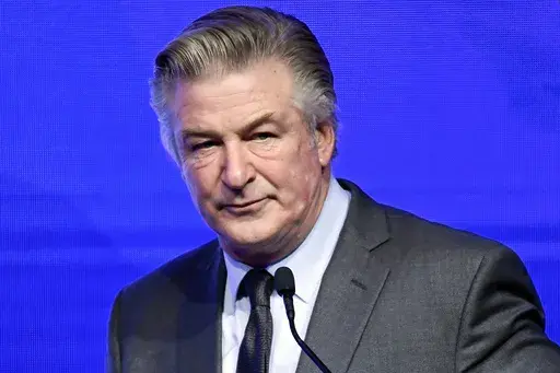 Alec Baldwin emcees the Robert F. Kennedy Human Rights Ripple of Hope Award Gala at New York Hilton Midtown on Dec. 9, 2021, in New York. A court ruling Friday, June 28, 2024, put an involuntary manslaughter case against Baldwin on track for trial in early July as a judge denied a request to dismiss the case on complaints that key evidence was damaged by the FBI during forensic testing. (Photo by Evan Agostini/Invision/AP, File)
