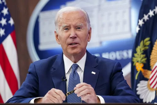 President Joe Biden speaks at the Summit on Fire Prevention and Control in the South Court Auditorium on the White House complex in Washington, Tuesday, Oct. 11, 2022. Biden is reevaluating the U.S. relationship with Saudi Arabia after the Riyadh-led OPEC+ alliance of oil producing nations last week announced it would cut oil production and as Democratic lawmakers call for a freeze on cooperation with the Saudis. (AP Photo/Susan Walsh)