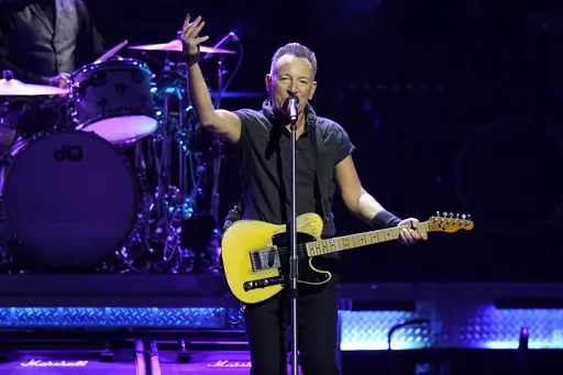 Singer Bruce Springsteen and the E Street Band perform during their 2023 tour on Feb. 1, 2023, at Amalie Arena in Tampa, Fla. Springsteen’s planned performance Tuesday, March 14, in Albany, N.Y., has become the third concert in a week postponed by the New Jersey rocker due to illness, a month into his first major tour in six years. (AP Photo/Chris O'Meara, File)