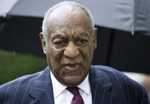 Bill Cosby arrives for a sentencing hearing following his sexual assault conviction at the Montgomery County Courthouse in Norristown Pa. Nine more women are accusing Cosby of sexual assault in a lawsuit that alleges he used what they call his “enormous power, fame and prestige” to victimize them. A lawsuit filed Wednesday, June 14, 2023, in federal court in Nevada alleges that the women were individually drugged and assaulted between approximately 1979 and 1992 in Las Vegas, Reno and Lake T