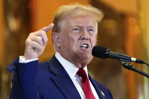 Former President Donald Trump speaks during a news conference at Trump Tower, May 31, 2024, in New York. Trump’s lawyers are alleging that his hush money conviction was tainted by juror misconduct, opening a new front in their fight to overturn the verdict and throw out the historic case. (AP Photo/Julia Nikhinson, File)